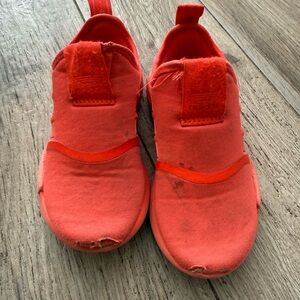 Adidas toddler boys Kids Red orange Sneakers size 11